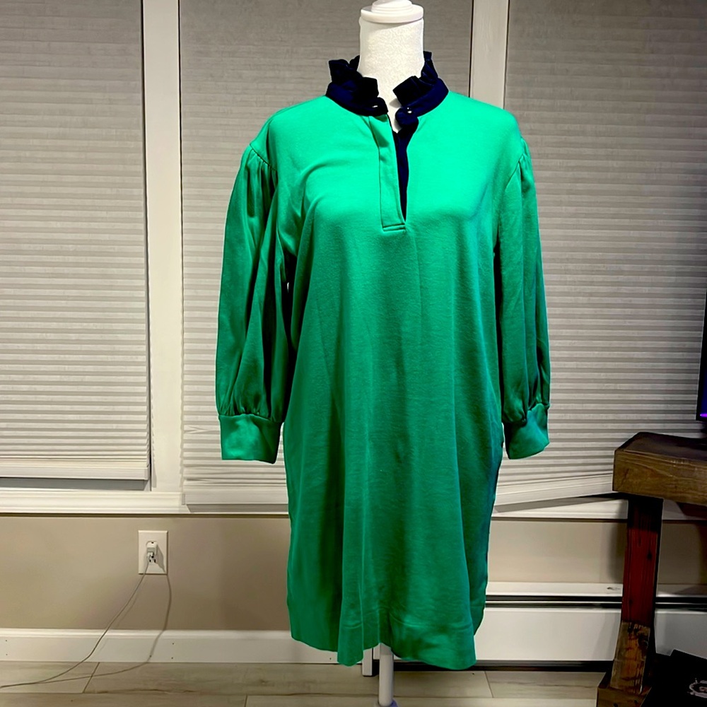 Crown and Ivy cotton green dress